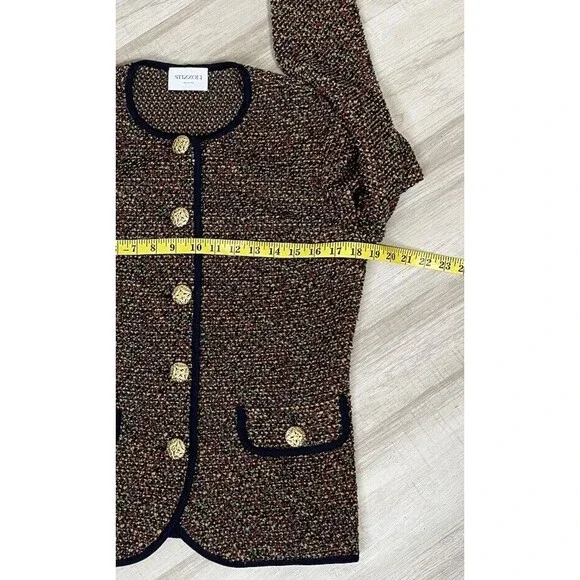 STIZZOLI collection Tweed Jacket. L - Picture 4 of 7